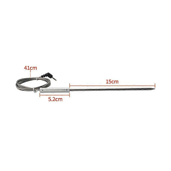 2-pak kødtermometer til Thermopro TP20 TP17, med 2 BBQ-termometerholderclips
