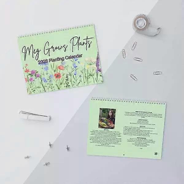 Haveplantekalender, 2026 Plantekalender 2pcs