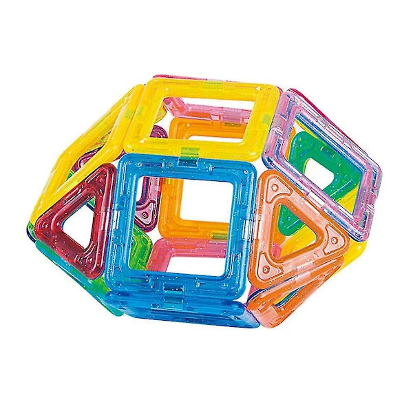 100-styks 3D DIY Magnetisk Legetøjsbyggeklodsplade til Børn (DMZ)