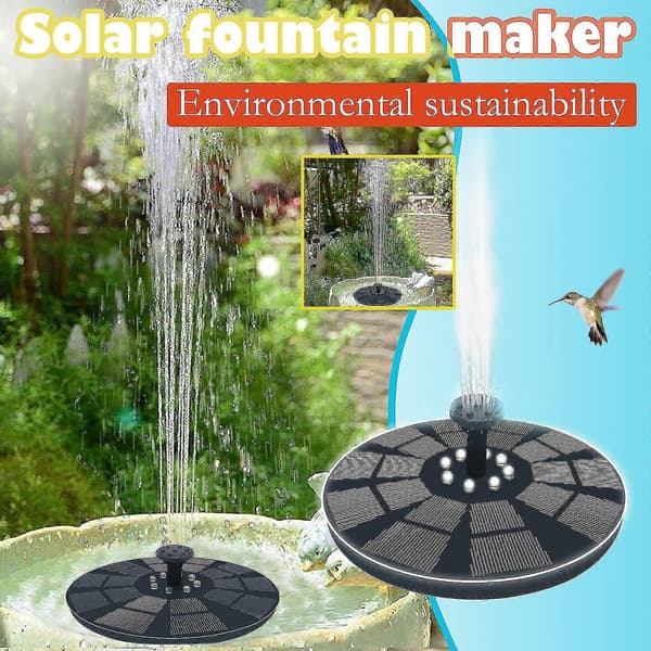 3.5w solardrevne springvand flydende udendørs pool vandfunktion flydende
