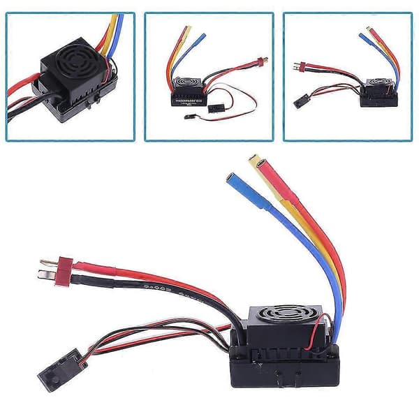 Vanntett 60a børsteløs Esc elektronisk hastighetskontroller bygger inn 5.8v / 3a Bec F