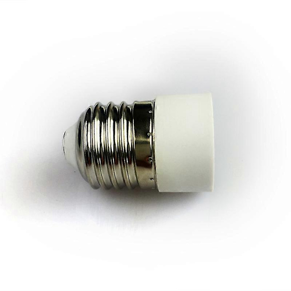 Uppsättning med 2 E27 till E14 basadaptrar för LED-lampor och låg förbrukning