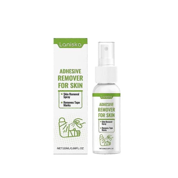 Plasterfjernelsesspray, Plasterfjernelsesspray, Plasterfjernelsesspray til fjernelse, Fjernelse af klæberester, Silkeblød følelse, 20 ml