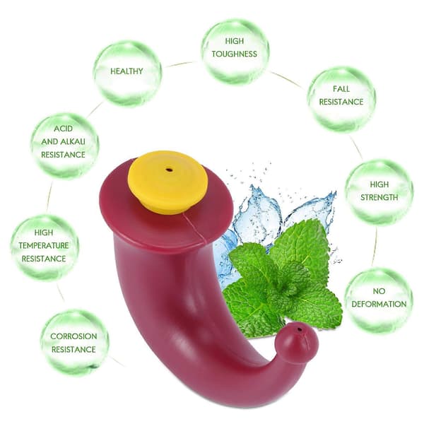 Yoga Neti Pot Neseskyllesystem Sinusskylling Bihuler 200 ml