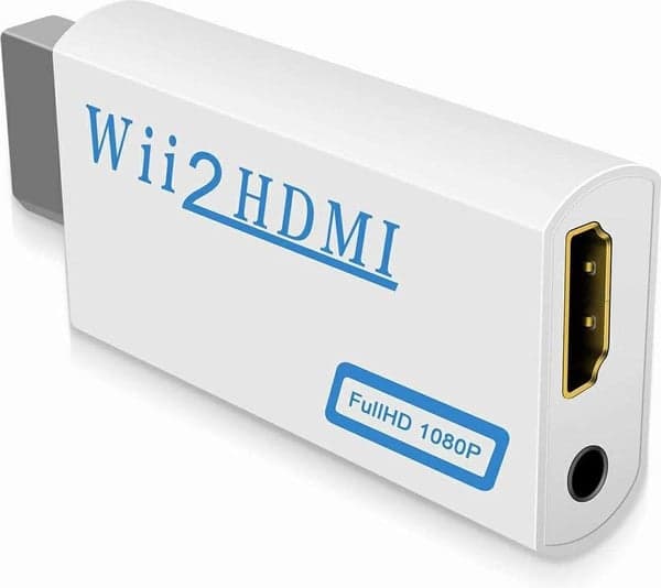 Wii-HDMI-sovitin, 1080p Full-HD Nintendo White