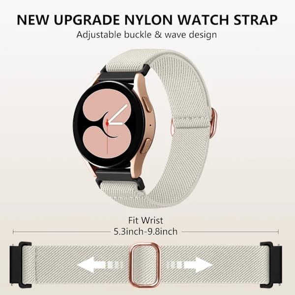 5-pack stretchiga band för Samsung Galaxy Watch 7/6/5/4 & mer-FX-