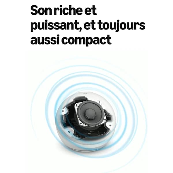 Stor Live Lyd Wi-Fi og Bluetooth Smart Højttaler med | Sort