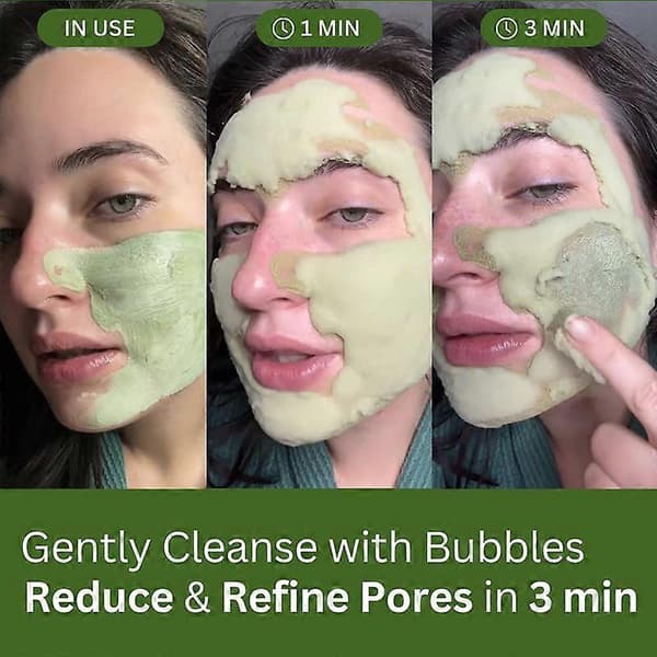 Holy Basil Bubble Deep Mask Holy Basil & Kullsyrevann for rensing av porer