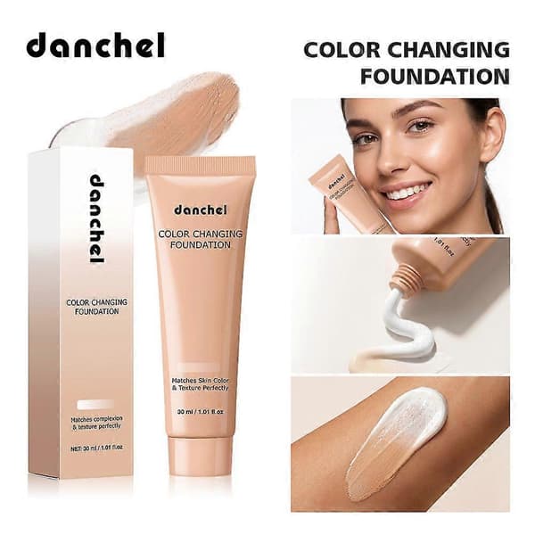 Fargeendrende Foundation, Naturlig Matt Hydrerende Sminke (30ml) B