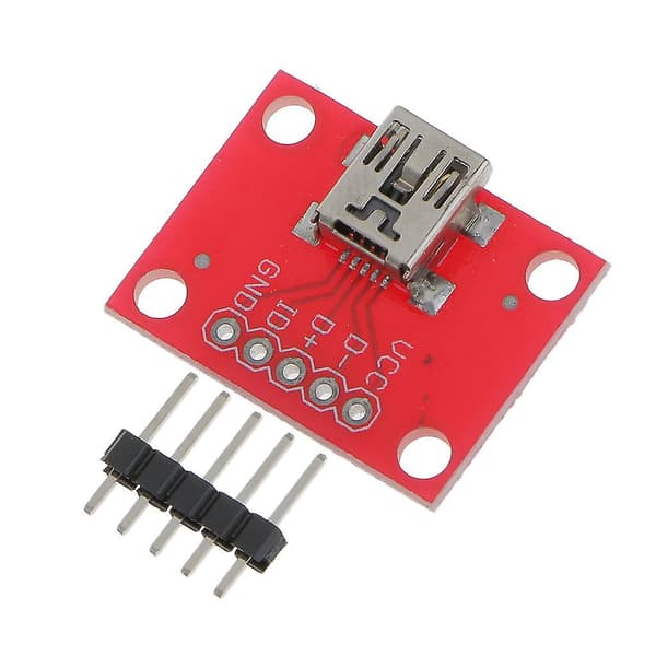 3xBreakout Board for USB Mini-B miniUSB