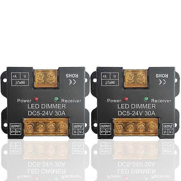 RF 30A Touch Dc12V Dc24V Enkelfarget Kontroller LED Dimmer for LED-lys