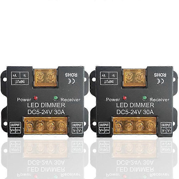 RF 30A Touch Dc12V Dc24V Enkeltfarve Kontroller LED Lysdæmper til LED Lys