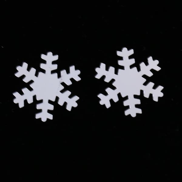 Julfest Snöflinga Bordskonfetti Strössel Spridare Dekor 15g