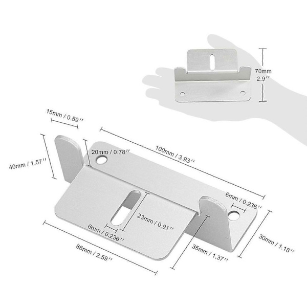 8 Delar RV Solpanel Monteringsfäste med Mutter & Bult Set Aluminiumlegering Fotovoltaisk Panel Z Form Hållare