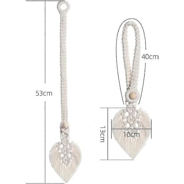 Kaksiosaiset verhonpidikkeet (beige), verhonpidikesoljet Bohème E