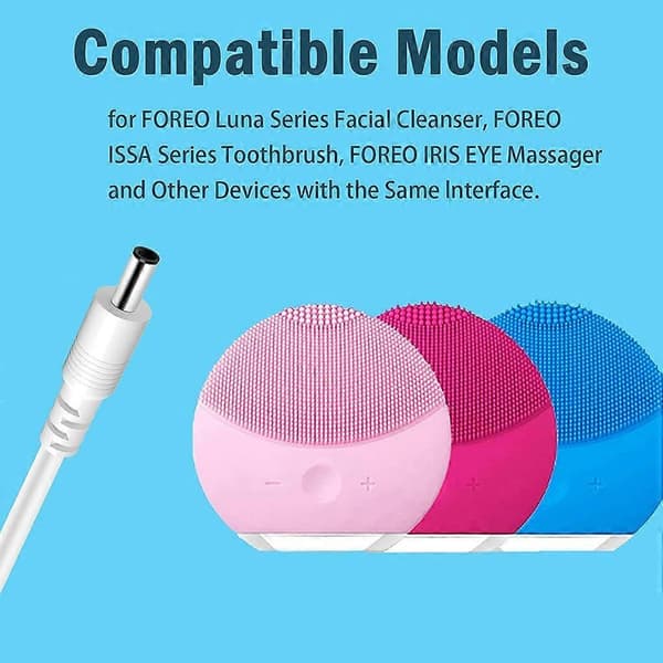 Erstatningsladerkabel for FOREO Luna-serien - Ansiktsrenserlader