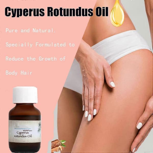 Cyperus Rotundus-olja, Cyperus Rotundus-olja minskar hårväxten 2pcs