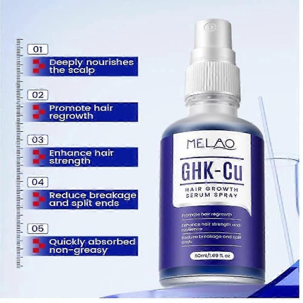 GHK-Cu Kopparpeptid Hår- & Skalpenserum - Kopparpeptid Hårväxtserum