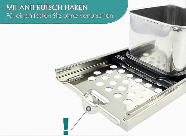 Spätzle-rivejern i rustfritt stål, Spätzle-sil, Spätzle-presse