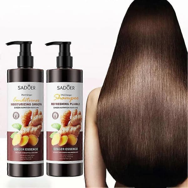 Sadoer Ingefær Shampoo og Balsam styrker hårrødderne og forebygger hårtab. conditioner