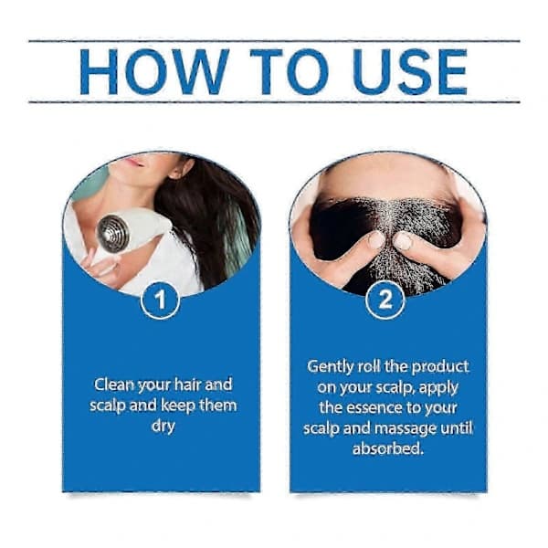 Be Bodywise Hårväxt Roll-on Serum - 3% Rosmarin, 3% Redensyl och 2% - (25ml) (3-pack)