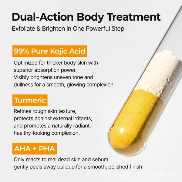 Dr. Melaxin Kojic Gurkemeje Eksfolierende Spray 200ml til at lysne huden