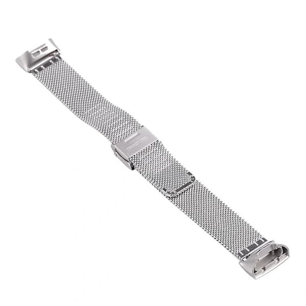 Milanese-rem med dobbel lås for Fitbit Charge 4, sølv