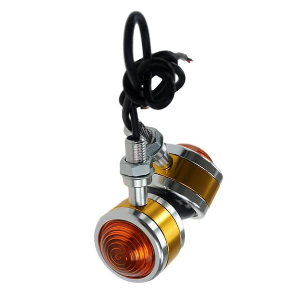 Universal Motorcykel Blinklys Indikator LED-lys Brugerdefineret Gul