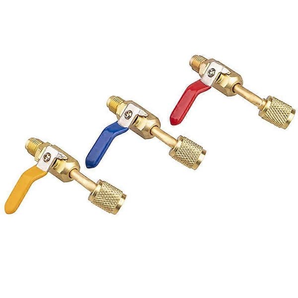 Luftkonditionering Köldmedium Säkerhetsventil R410a R22 1/4 Tum Ny
