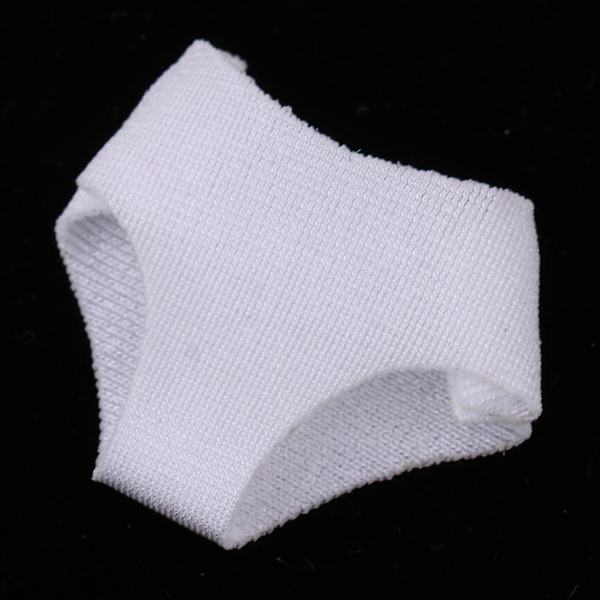 4xElastiska underbyxor underkläder kläder för Middle Blythe docka outfit vit