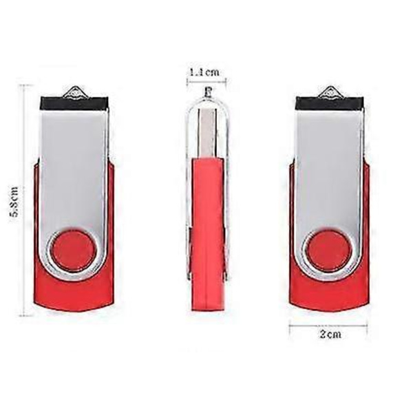 USB-flashdrev USB 2.0 Tommelfingerdrev i bulk Farverig USB-hukommelsesstick
