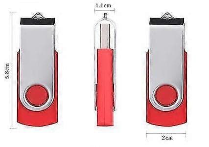USB-minnepinne USB 2.0 minnepinner i bulk Fargerik USB-minnepinne