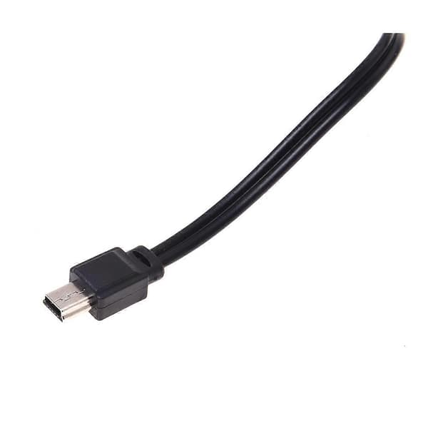 3,5 mm Aux USB2.0 Han Mini 5 Pin USB Bærbar Højttaler Lydkabel