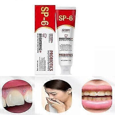 1-3x Sp-6 Probiotisk Tannkrem, Dyprensende Tannkrem 3 pcs