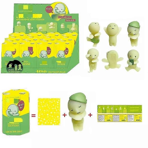 12 stk. Dreams Selvlysende Figur, Selvlysende Figur hipper Series