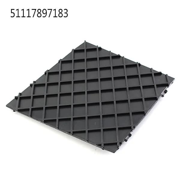 Nedre frontfangergrillplate for E60 E61 M 51117897186 51117897184 støtfangerbeskytter Svart