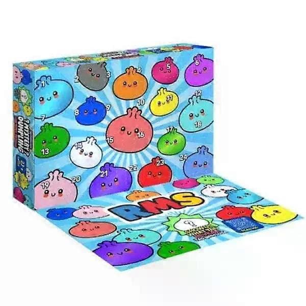 Mystisk Dumpling 24-dagars Nedräkningskalender, Fidget Squishy Överraskningsleksak för Barn