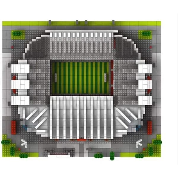 3800 bitar Byggmodell att montera Old Trafford Stadium med