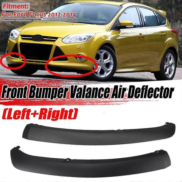 2 stk. Frontfangerleppe Spoiler Luft Hakesplitter Nedre Kappe Panel For Ford Focus 2012-2014 FO1095244C CP9Z17626B