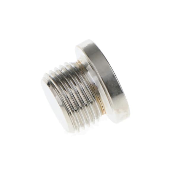8x galvaniseret nikkel sekskantboltprop til O2 iltsensor M18x1.5 gevind