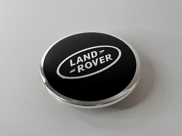 4 X Land Rover Centerkapsler Sort Range Rover Sport Evoque Velar Discovery 63mm