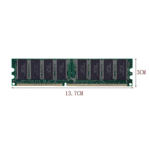 4x 2.6v DDR 400MHz 1GB Minne 184pins PC3200 Stasjonær For Ram Cpu Gpu Apu Ikke-ecc Cl3 Dimm