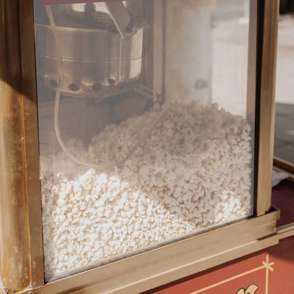Udskiftningspanel til popcornmaskine, klar panel, tyk PVC, forsyningspanel til popcornmaskine