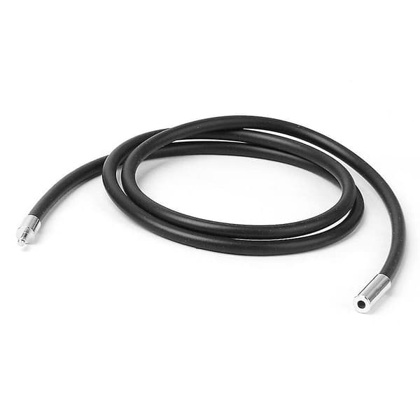 3 stk. 50 cm lang unisex sort gummisnor halskæde choker 3 mm