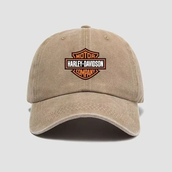 Harley Davidson moottoripyöräilylippis Khaki