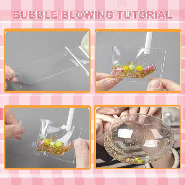 Uppgraderings Nano Tejp Bubbelkit, Dubbelsidig Tejp Plastbubbla, Elastisk Tejp Ny