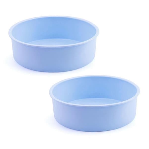Rund brødform silikon 8 tommers kakeform, rund baking