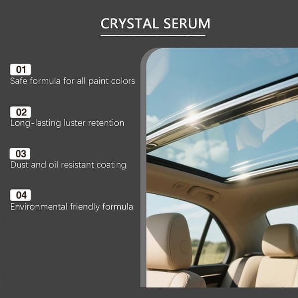 100ML PTZ Crystal Serum - Avancerad Grafen Keramisk Beläggning för Bilar 2pcs