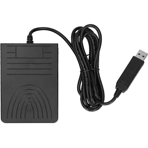 Professionel bærbar USB-fodpedal - computerfodkontakt, lavet af ABS-materiale.