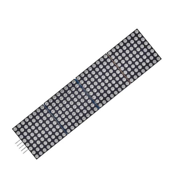MAX7219 Dot Matrix Modul 8x8 Fælles Katode LED Display 5V 4-i-1 med DuPont Ledninger Kabel til DIY Projekter A